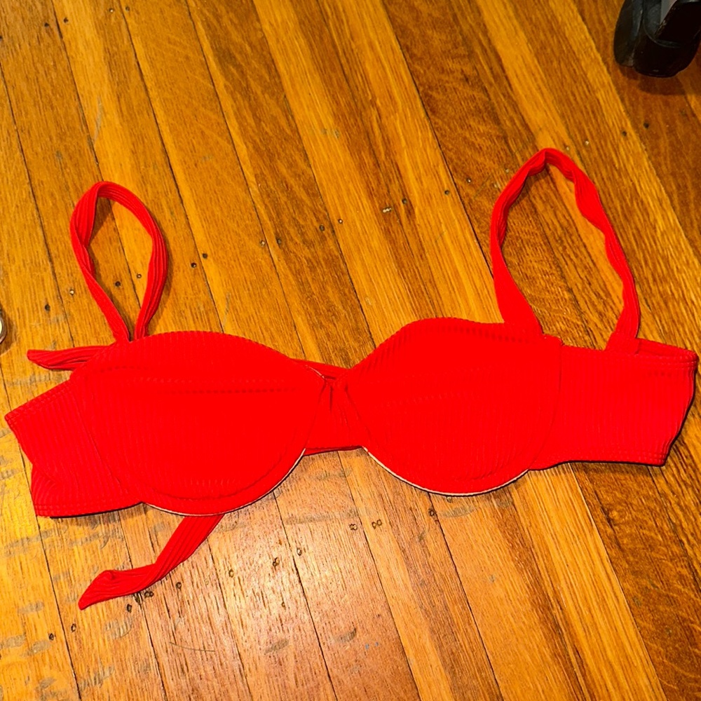 pacsun red bikini top